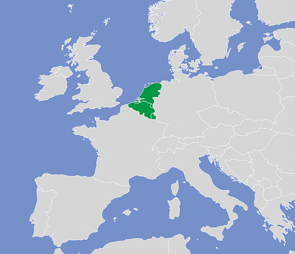 BENELUX map