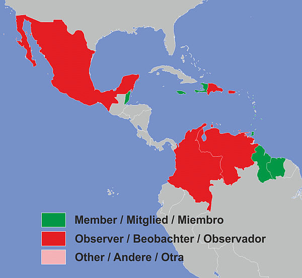 CARICOM map