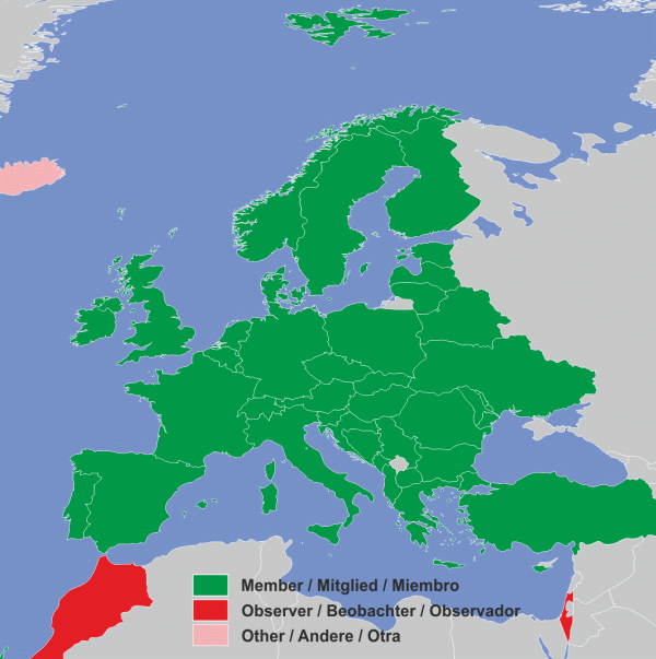 ECONTROL map