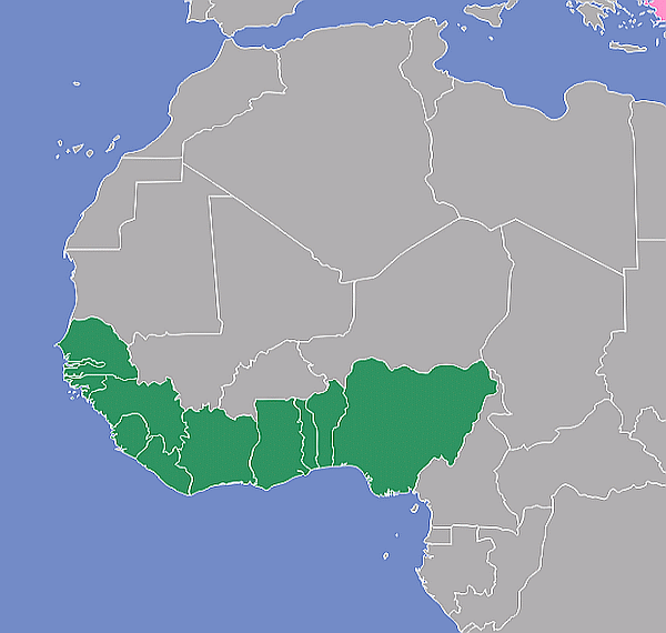 ECOWAS map