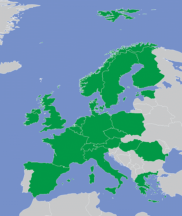 ESA map