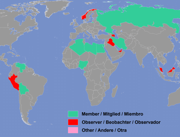 GECF map