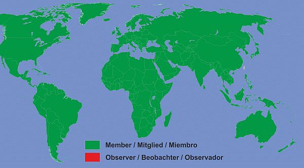 ICAO map