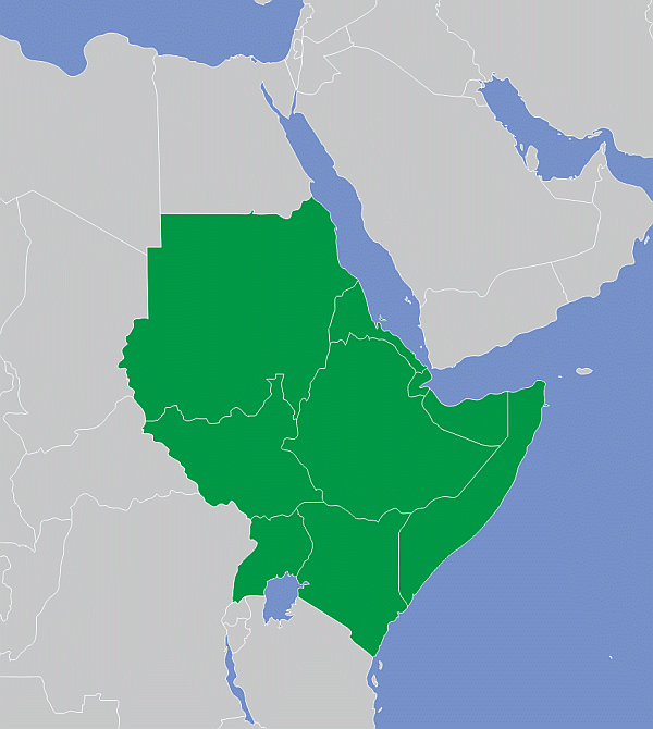 IGAD map