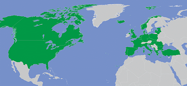 NATO map