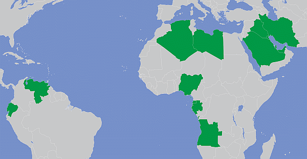 OPEC map