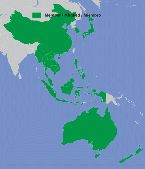 RCEP map