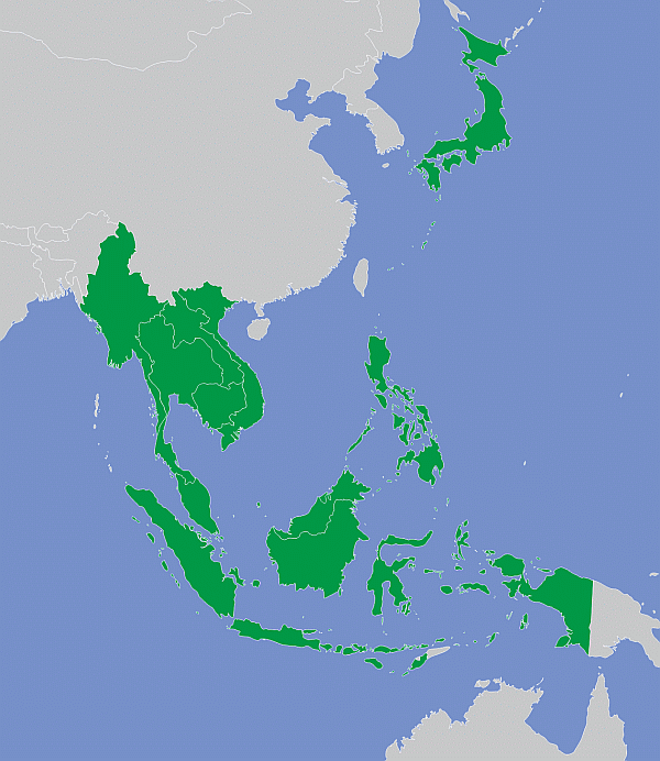 SEAFDEC map