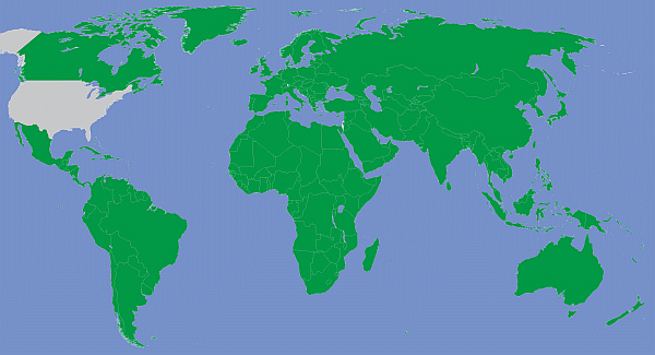 UNESCO map