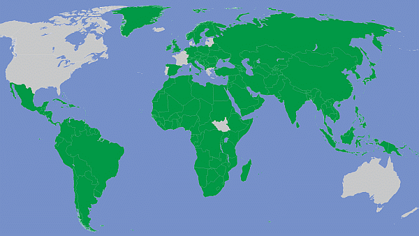 UNIDO map