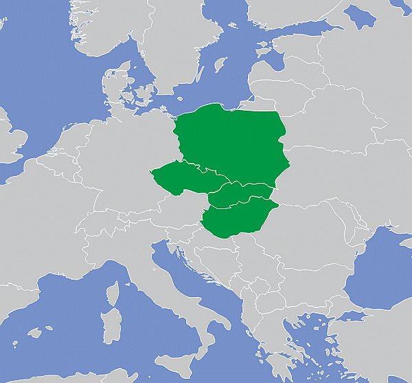 VISEGRAD map