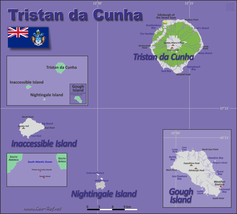 Mapa Tristn de Acua Divisin administrativa - Densidad de población Cens