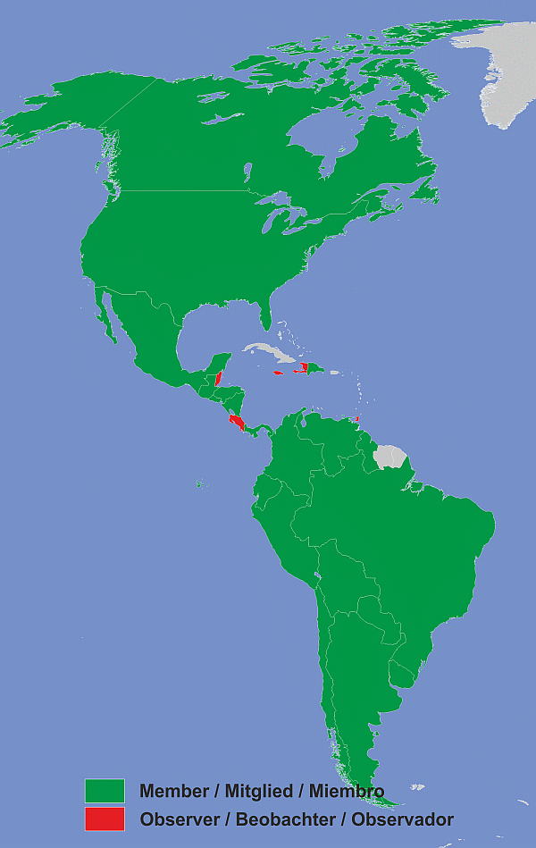 SICOFAA map